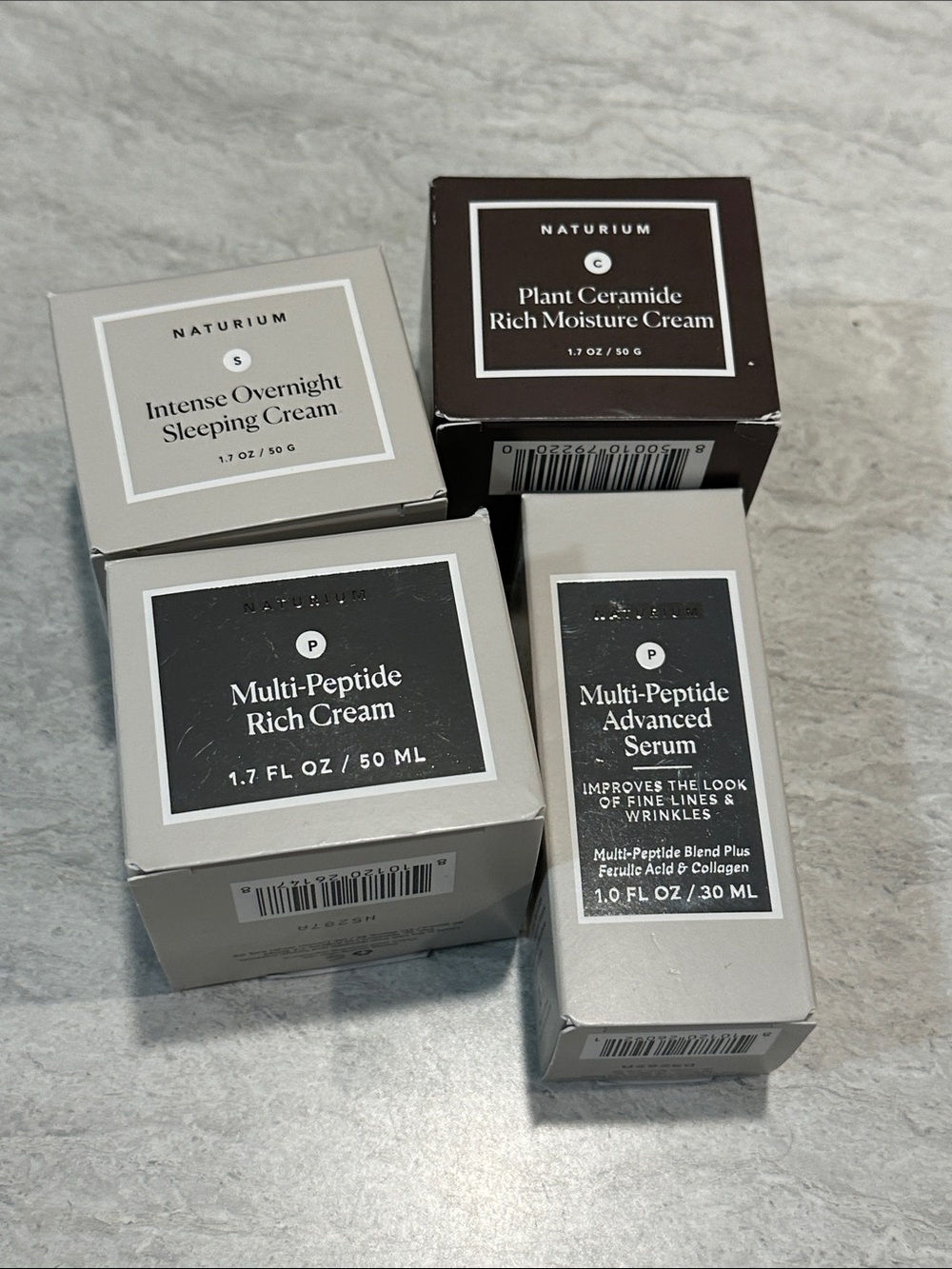 Naturium Multi-Peptide Rich Cream & Serum Set - Silver
